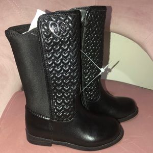children’s, black, Michael kors tall boot.